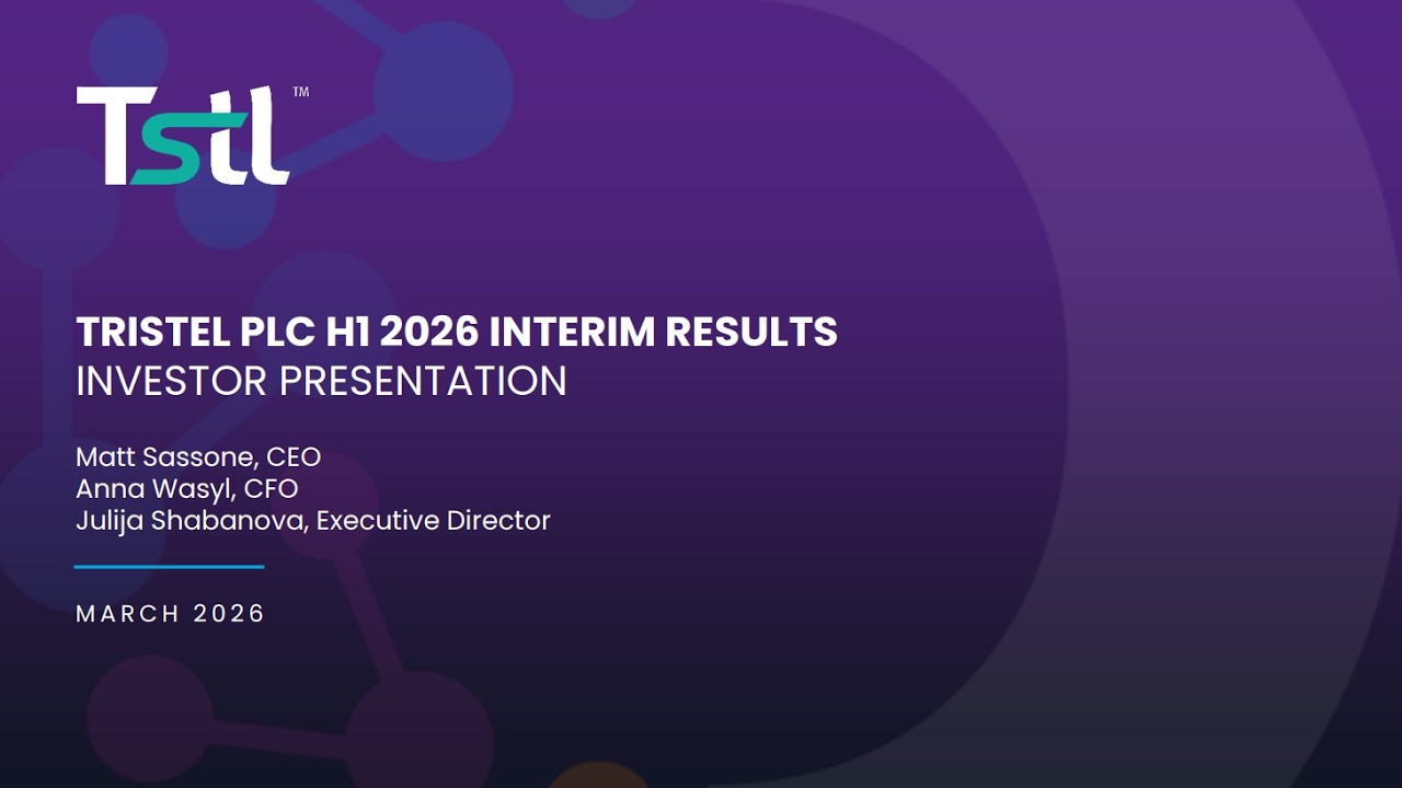 TRISTEL PLC - Interim Results