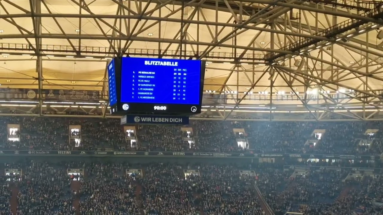 Spitzenreiter Spitzenreiter hey hey 🔥 Nordkurve feiert 🔵⚪️ | Schalke 04 1FC Heidenheim 3 0