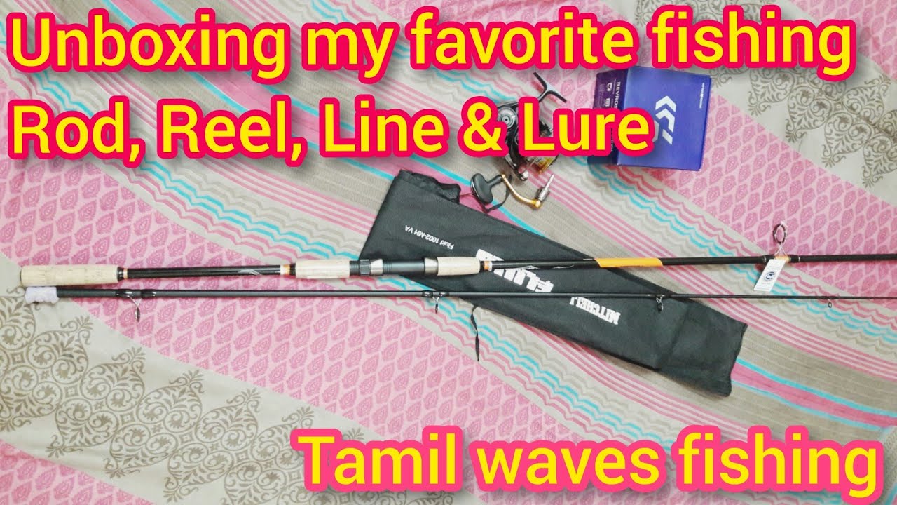 Unboxing my new favorite Rod Reel Line & Lure