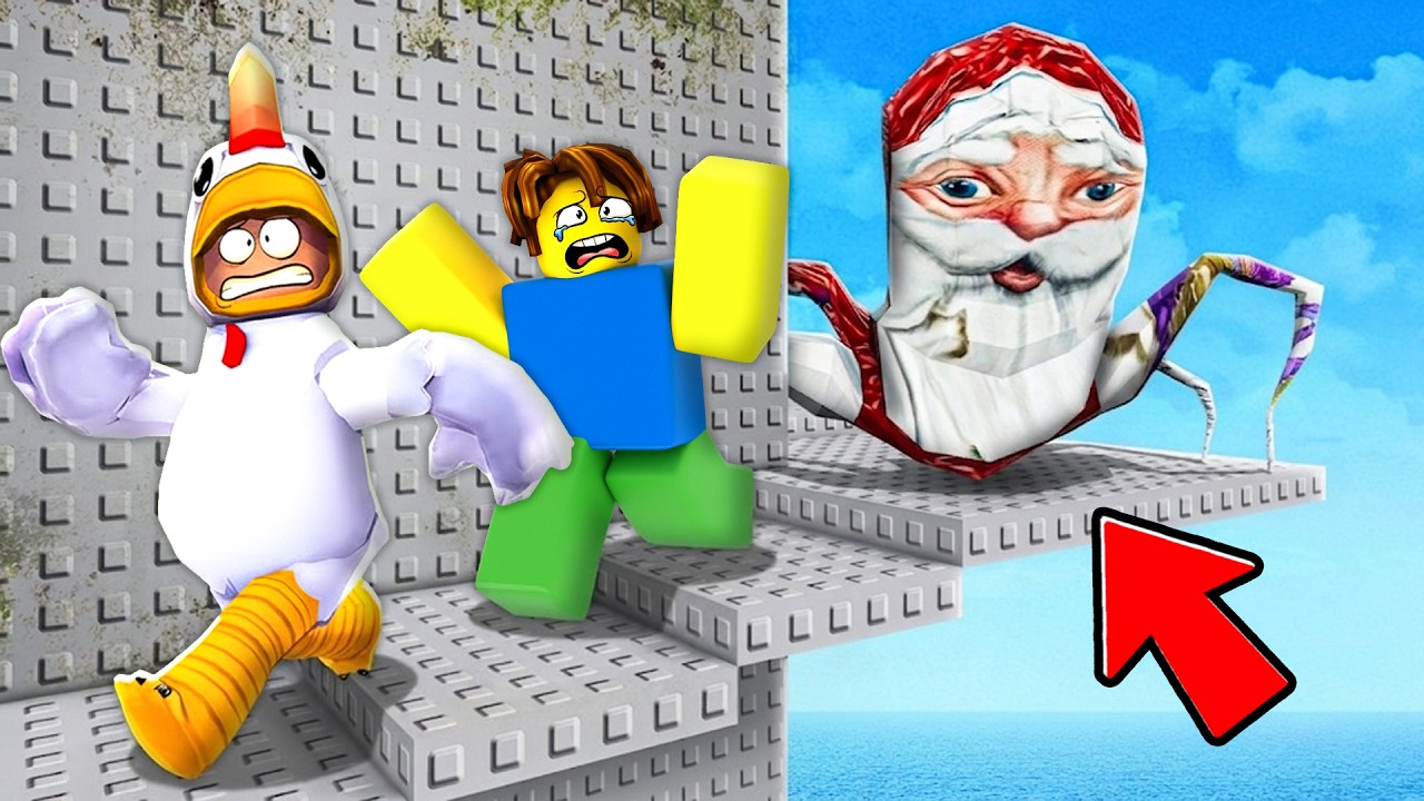 DON'T CLIMB THE GOO GOO GAGA TOWER ON ROBLOX!!