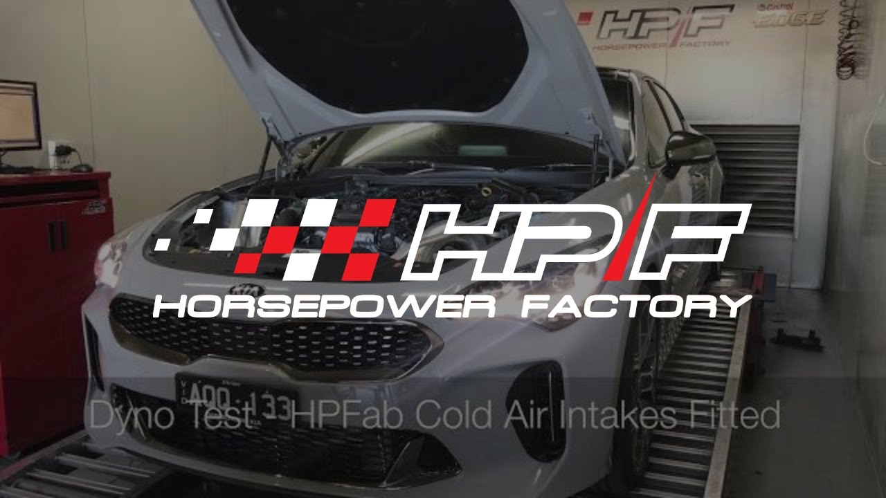 HPF DYNO FILES - KIA Stinger Testing - Upgraded Cat Back Exhaust, Cold Air Intake and Tune