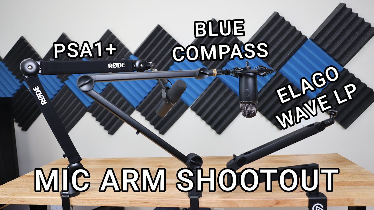 Rode PSA1+ против Elgato LP против Blue Compass | Тест микрофонных стоек