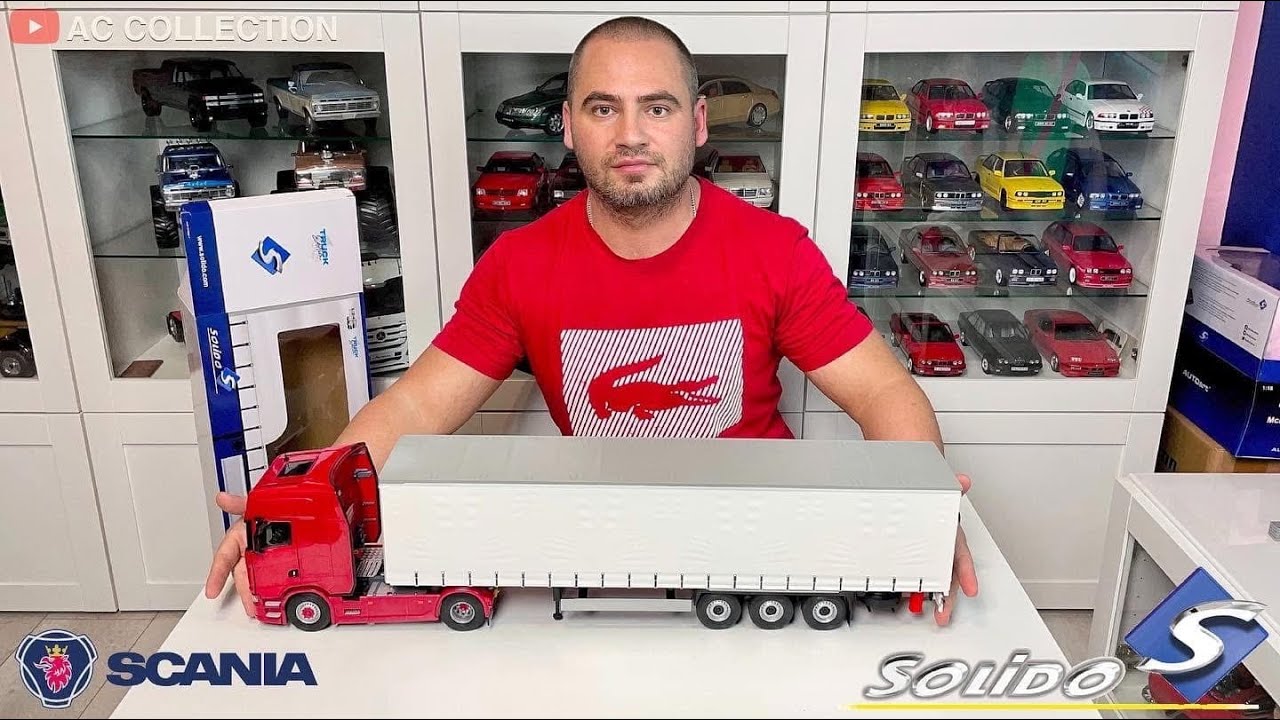 1:24 Scania 580S Highline & trailer - Solido Truck Edition [Unboxing]