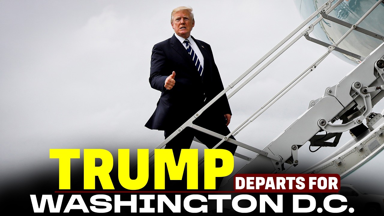 LIVE: President Trump departs Palm Beach, Florida, en route Washington, D.C.