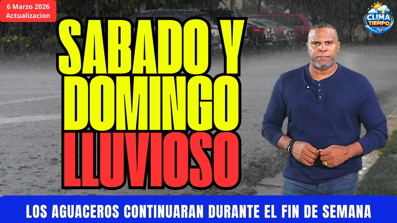 AGUACEROS SEGUIRAN ESTA NOCHE Y EL SABADO TEMPRANO