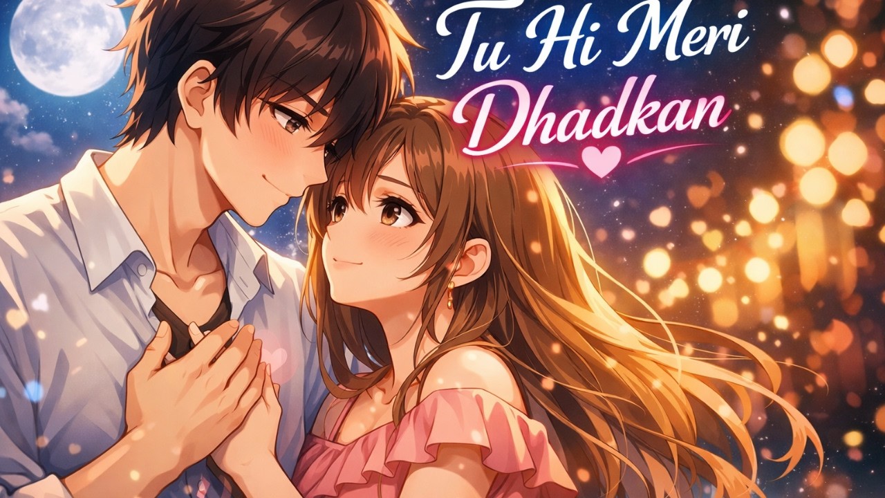 Tu Hi Meri Dhadkan (Official Video) | New Hindi Romantic Song 2026 | Love Song | Anime Music Video