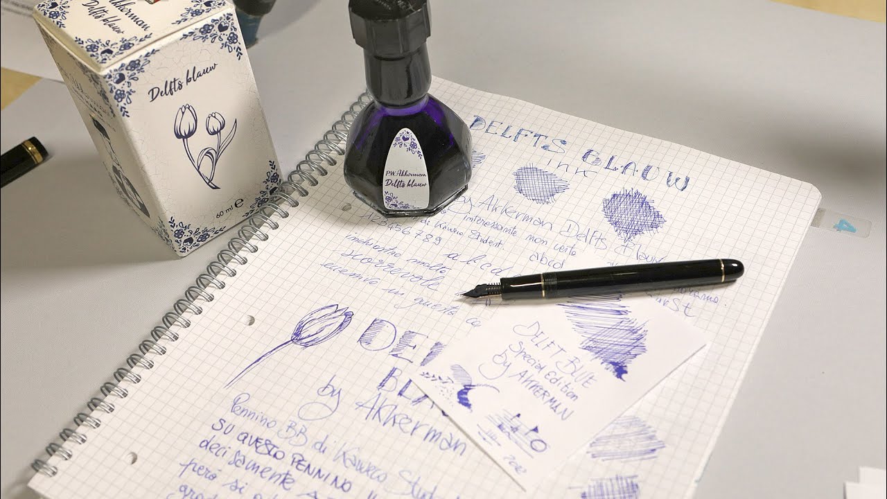 Inchiostro P.W. Akkerman Delfts Blauw by Den Haag limited edition review