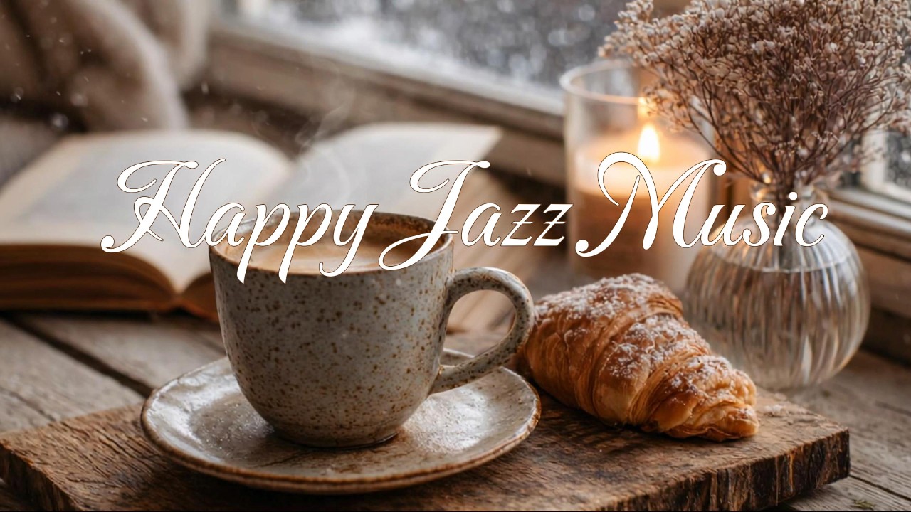 Happy Jazz Music ☕ Cozy Coffee Jazz for Positive Mood, Relax & Easy Morning Vibes