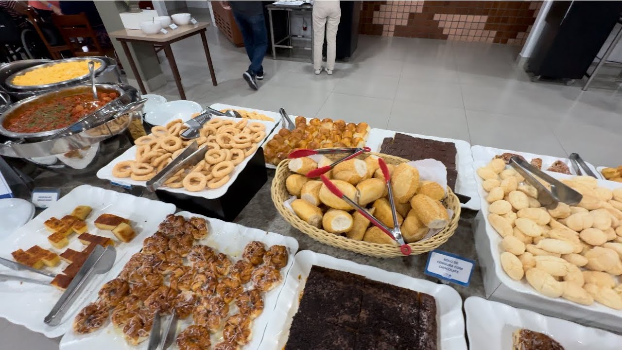 Como é o Café da manhã no Hotel THERMAS Di ROMA em Caldas Novas - MELHOR CAFÉ DA MANHÃ 😋😋