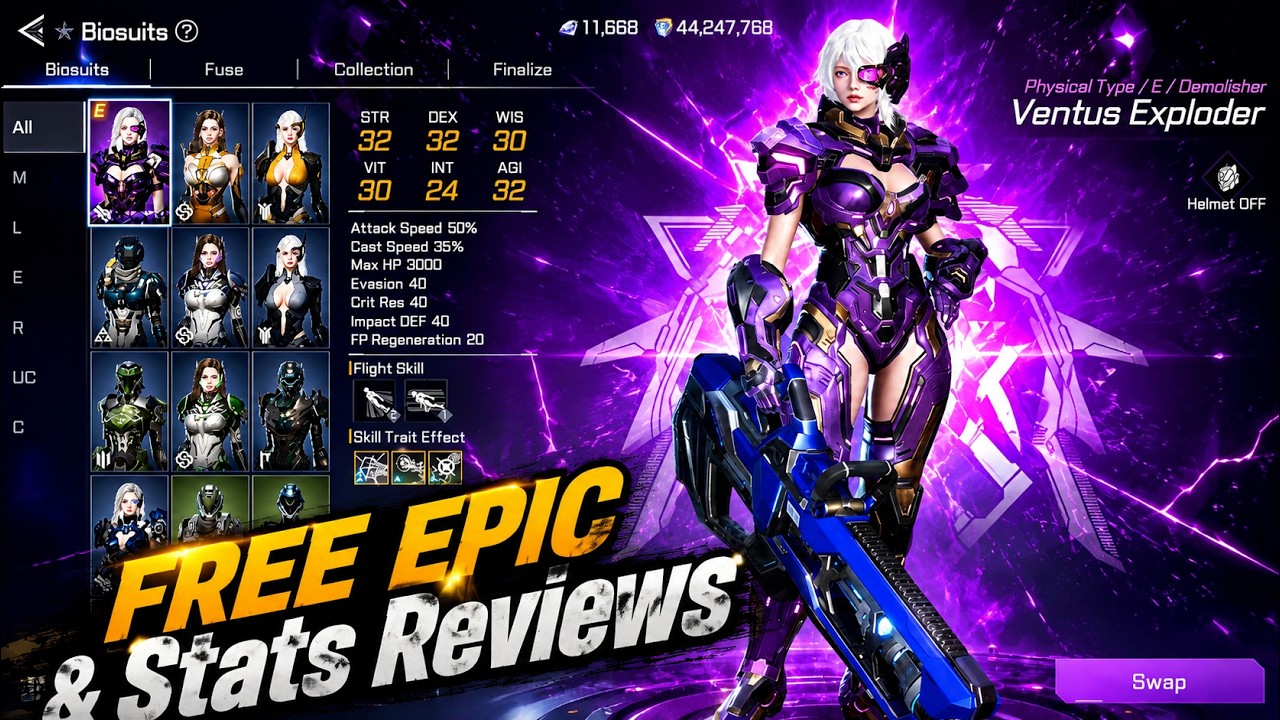 RF Online Next Free EPIC & Stats Reviews