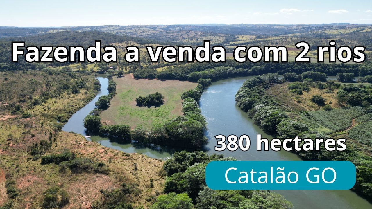 Linda fazenda a venda com 2 rios de grande porte