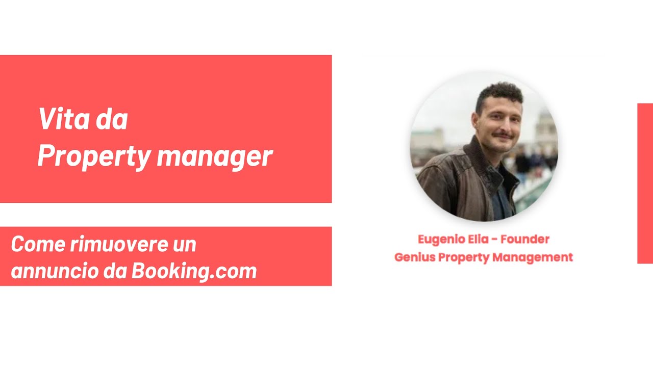 Come rimuovere una struttura da Booking com