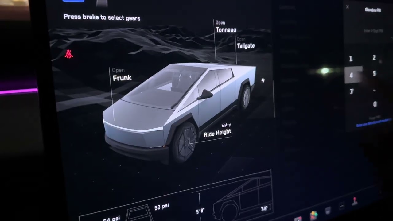 Cybertruck NEW User Interface for Tesla is a Game Changer!