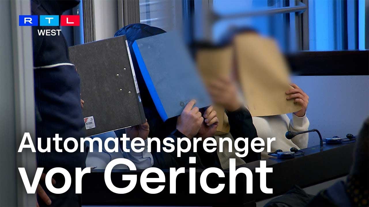 Geldautomatensprenger vor Gericht – Prozessbeginn in Wuppertal | RTL WEST