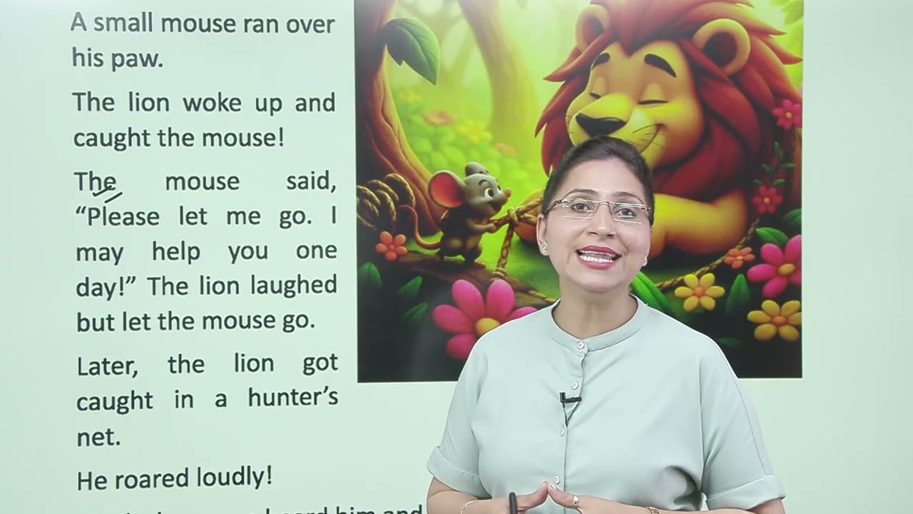 Ch 3 | The Lion and The Mouse | My Gk & Moral Book | Class 0 | Growing Mind | For children