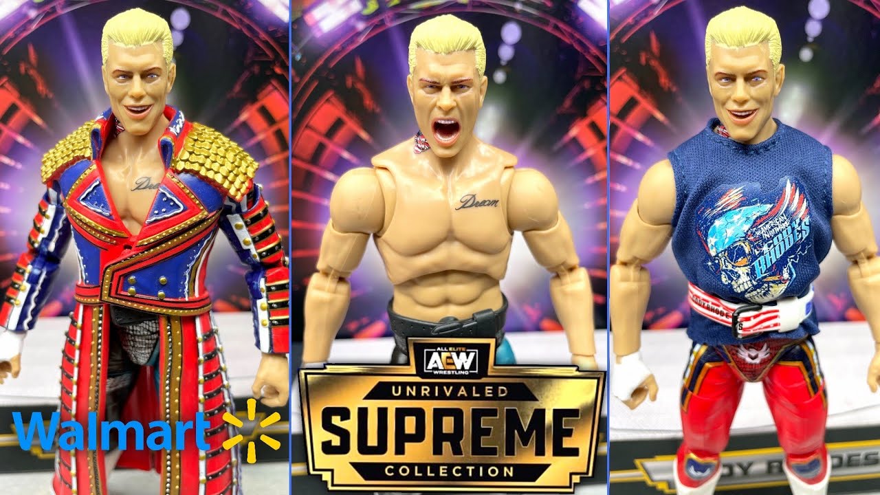WALMART EXCLUSIVE AEW SUPREME COLLECTION CODY RHODES FIGURE REVIEW!