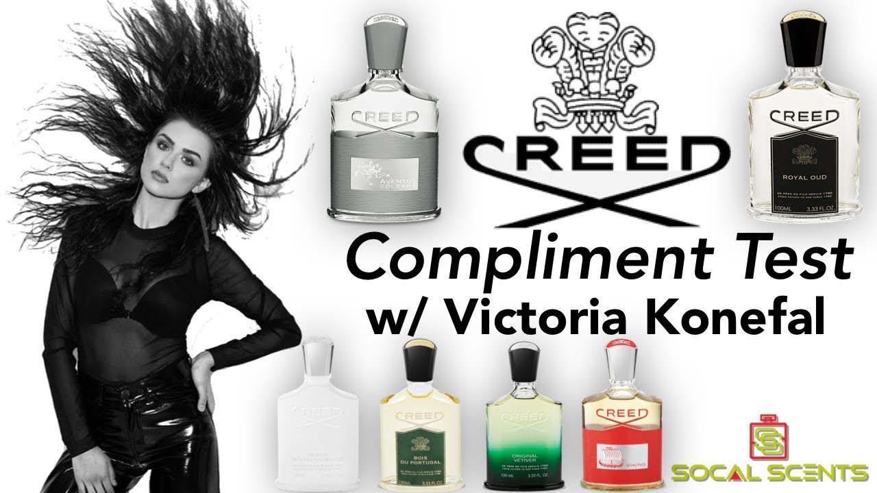 Creed Fragrances compliment test w/ Emmy Award winning actress Victoria Konefal