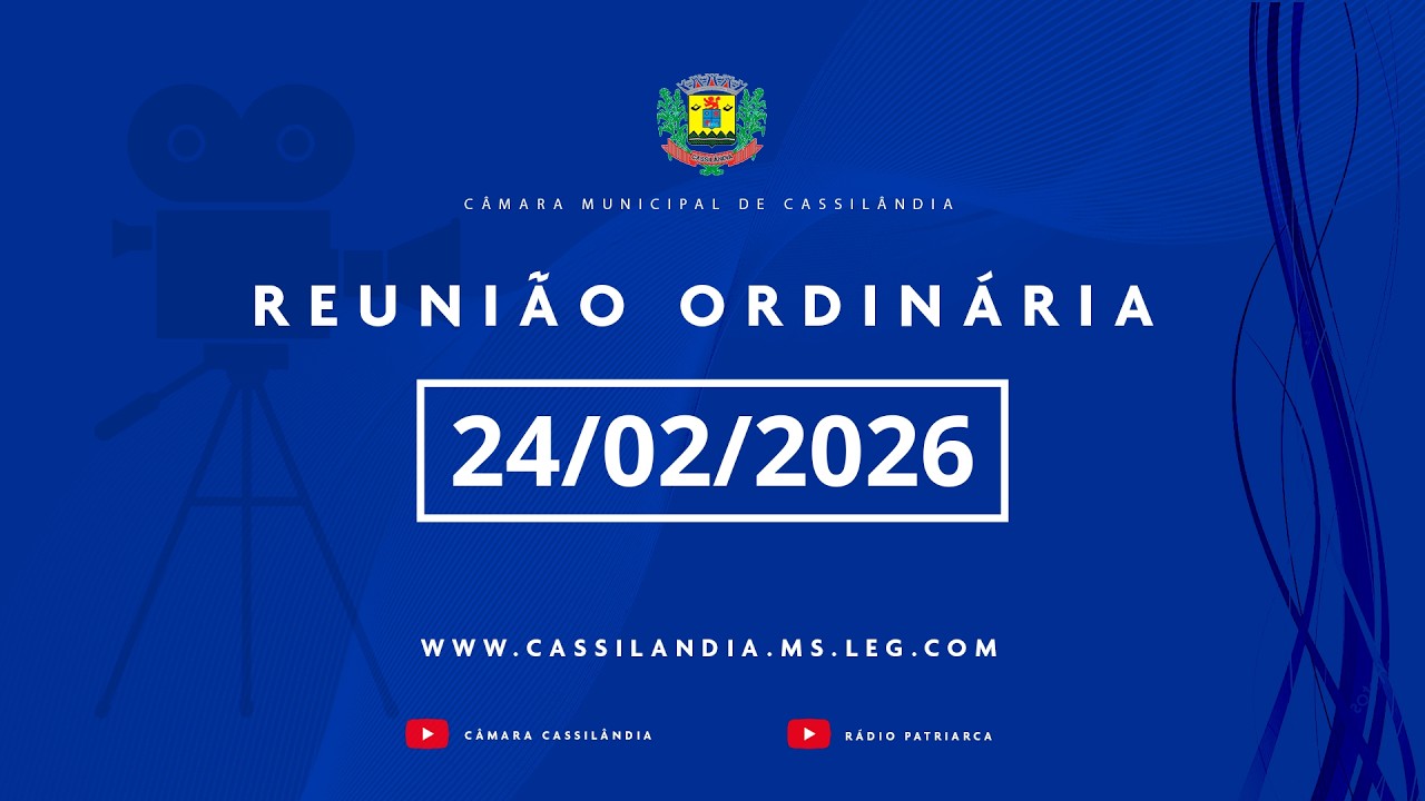 Reunião Ordinária do dia 24/02/2026 às 08h.