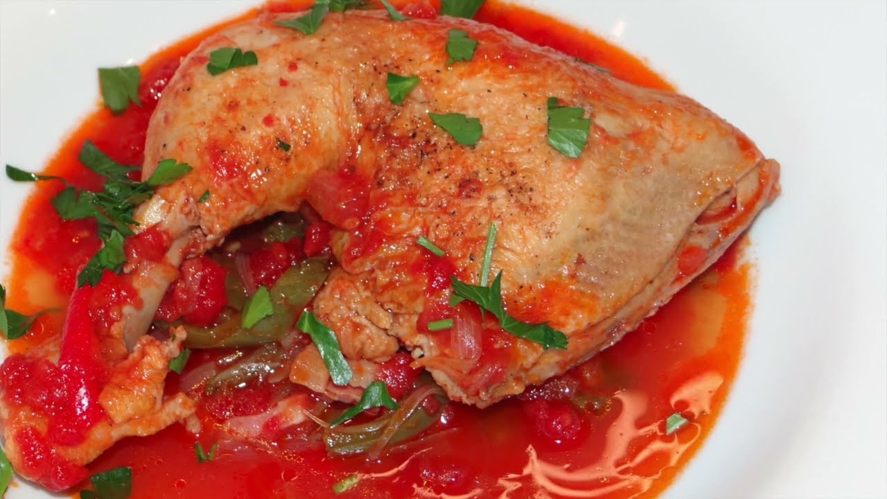 Kochen mit Traudl - Huhn auf baskische Art
