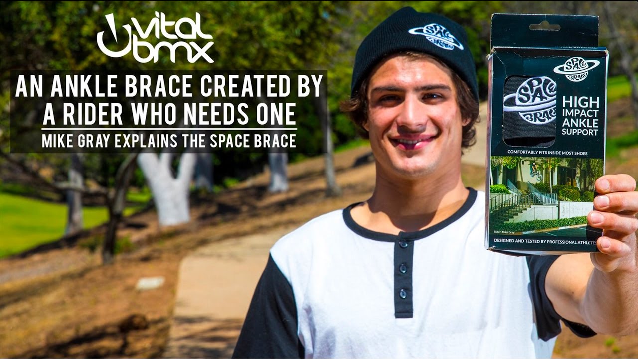 An Ankle Brace Created By a Rider Who Needs One: Mike Gray's Space Brace