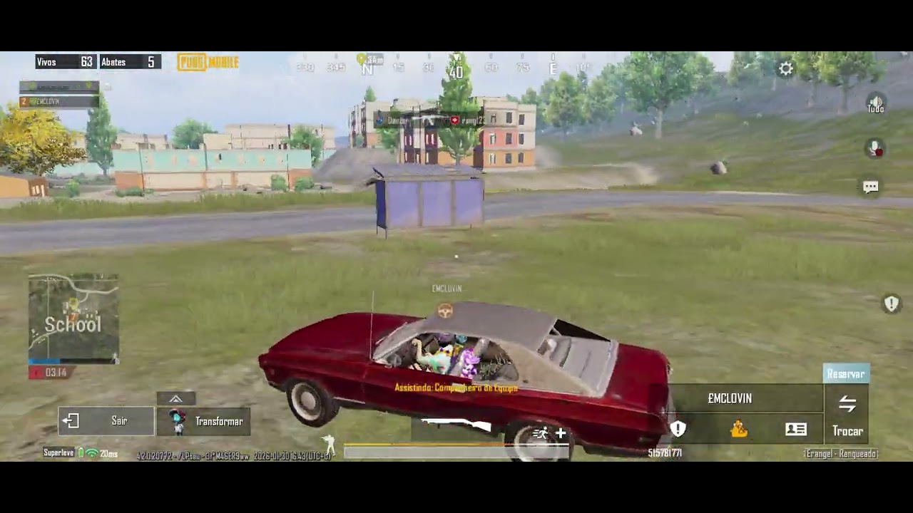 PUBG Mobile - Tão triste morrer no começo, mas @mclovin-v7c garantiu a play - DUO vs SQUAD Erangel