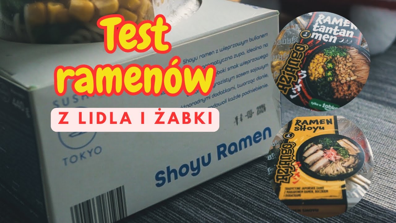 Test gotowych ramenów z Żabki i Lidla