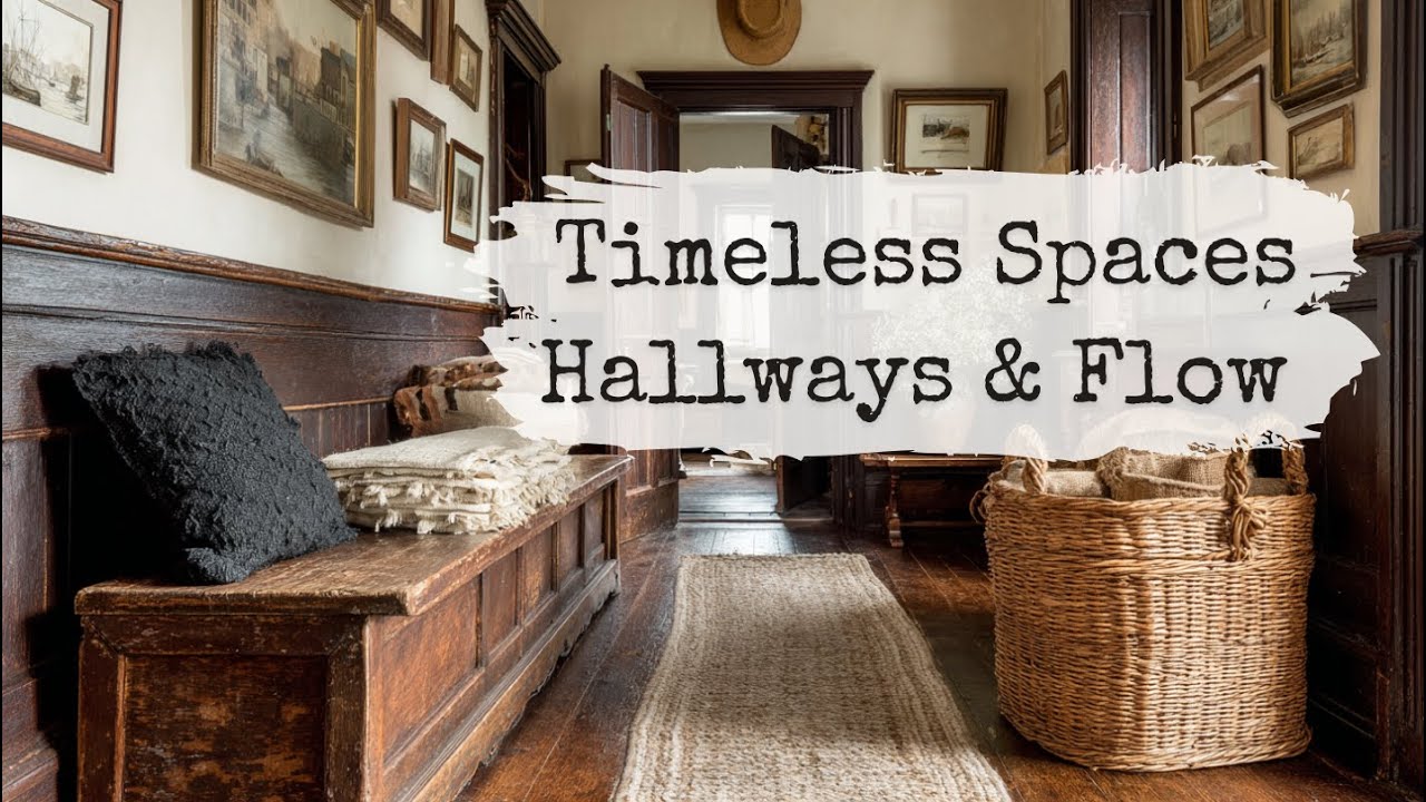 Hallways & Transitional Spaces | Timeless Whites, Woods & Quiet Details