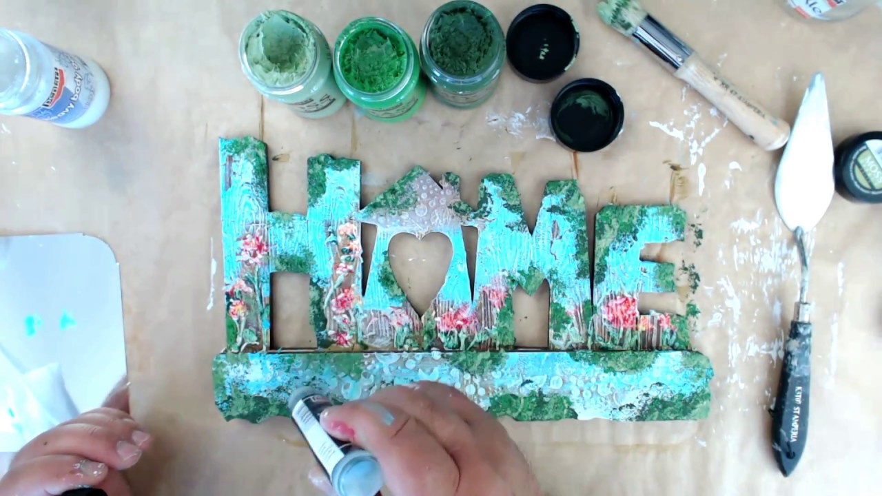 TUTORIAL: Διακόσμηση με εφέ Moss & Grass