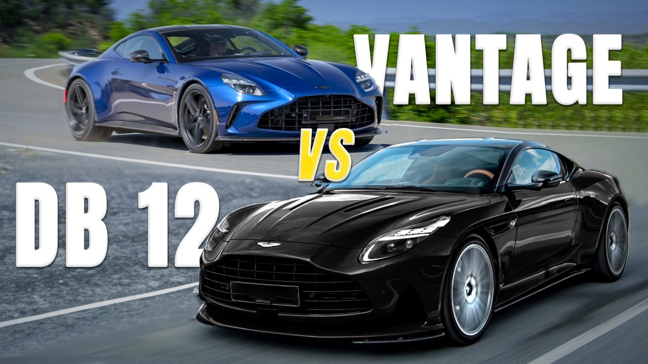 Head-to-Head Driving Impressions - 2025 Aston Martin Vantage vs 2024 DB12