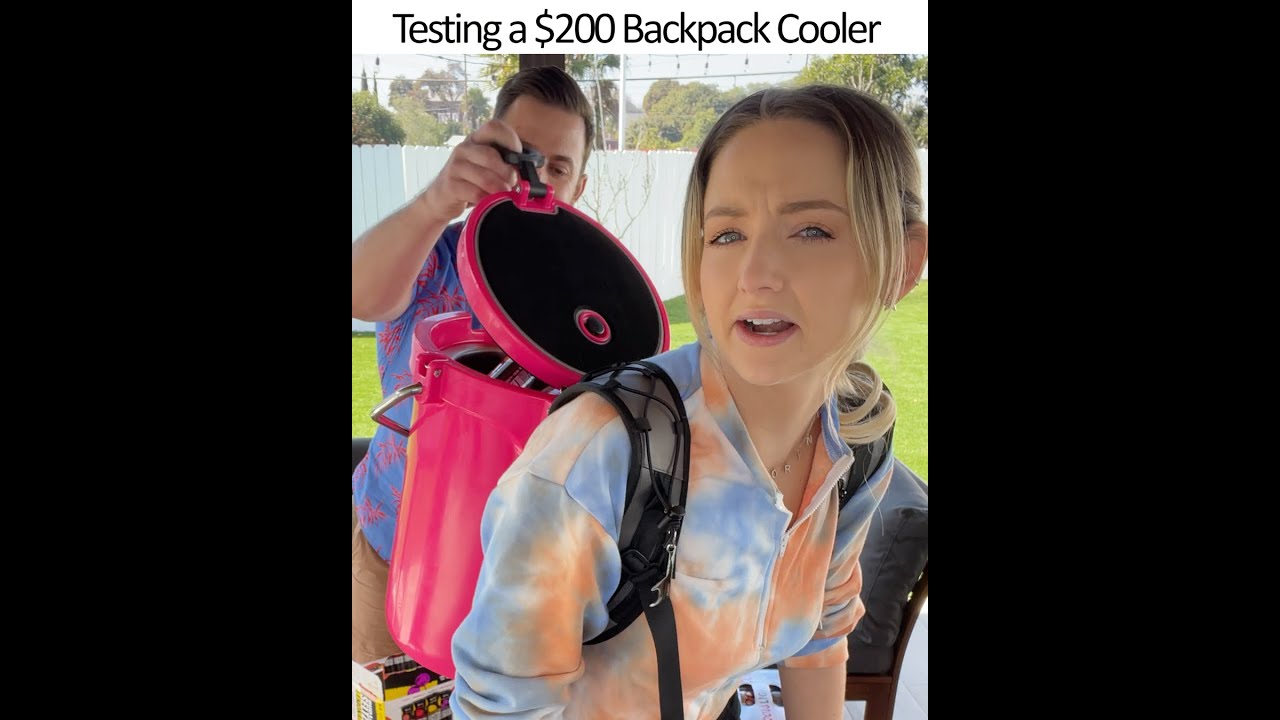 Testing a $200 Backpack Cooler