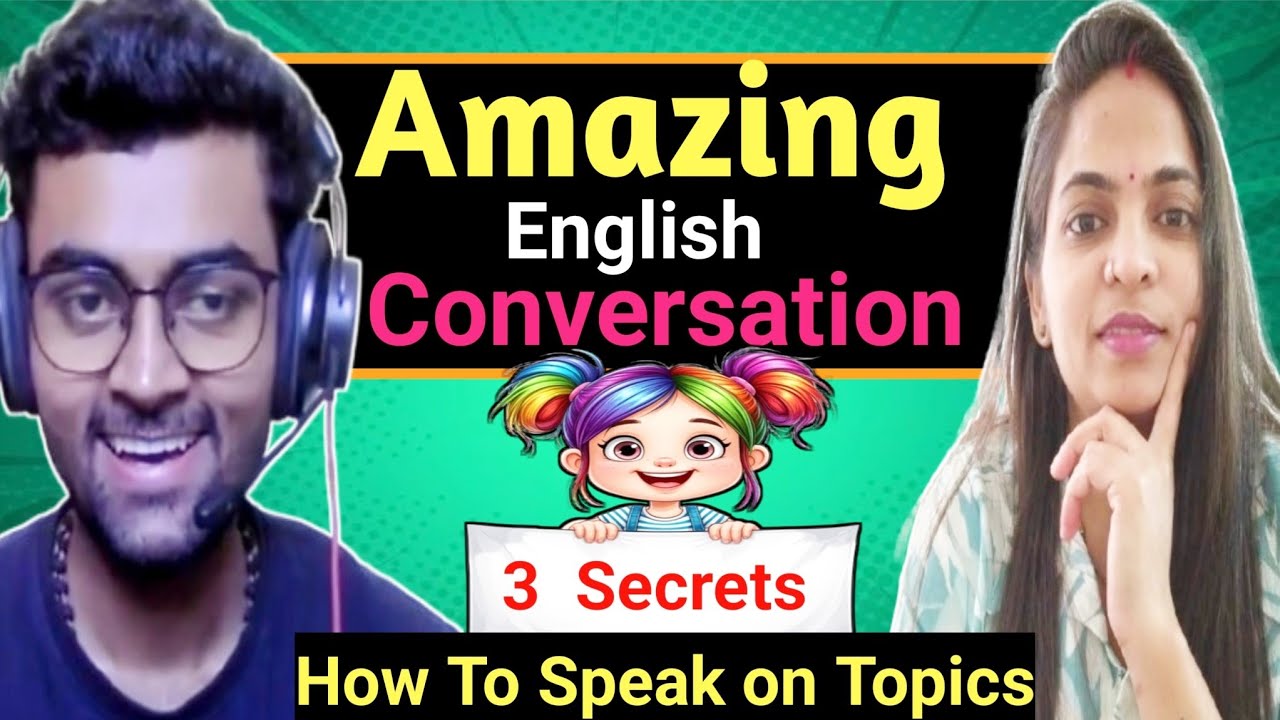 How To Speak On Specific Topics?  He Gives Amazing Tips. Fluent English Conversation Video.