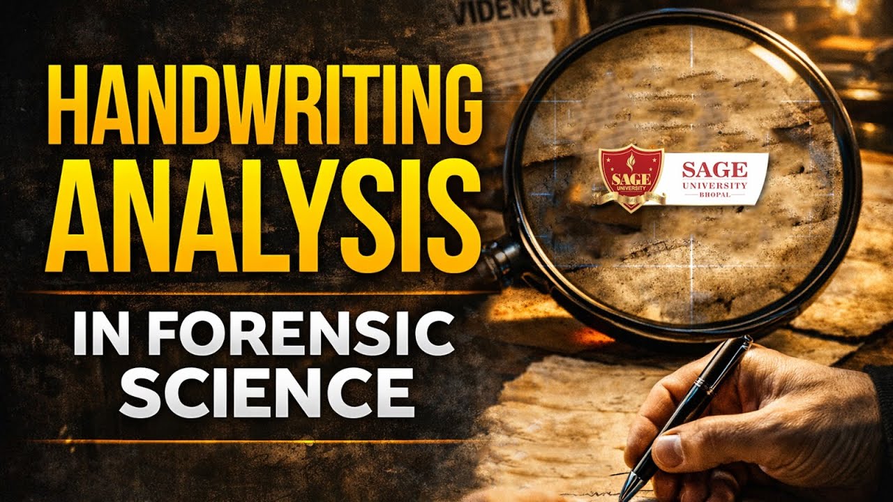 Introduction to Forensic Handwriting Analysis | B.Sc & M.Sc Forensic Science| SAGE University Bhopal