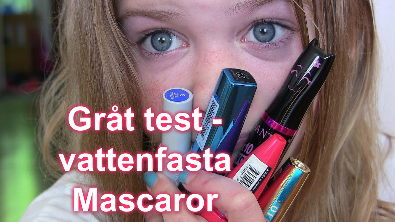 Gråt test - vattenfasta Mascaror