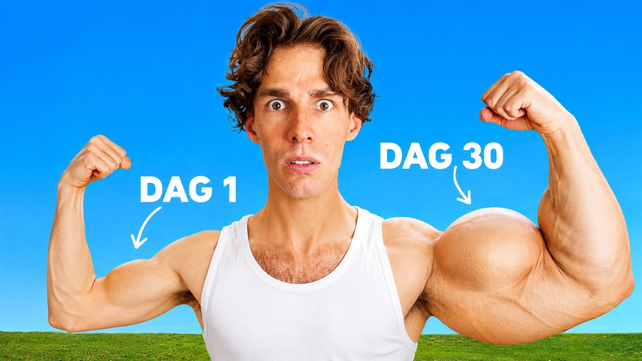Jag tr&auml;nade BARA v&auml;nster biceps i 30 dagar