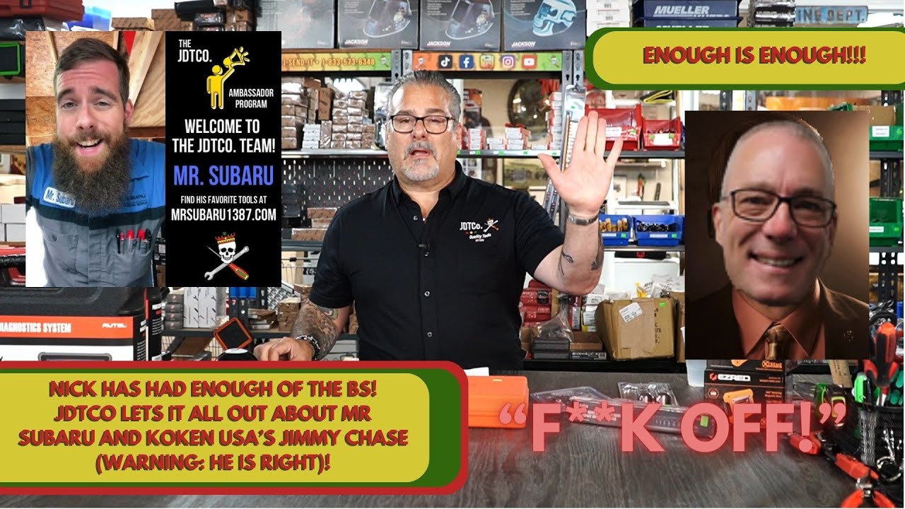 EXPOSING MR SUBARU! WE EXPLAIN WHY MR SUBARU AND KOKEN HATE JDTCO? KOKEN WONT WARRANTY THEIR TOOLS?