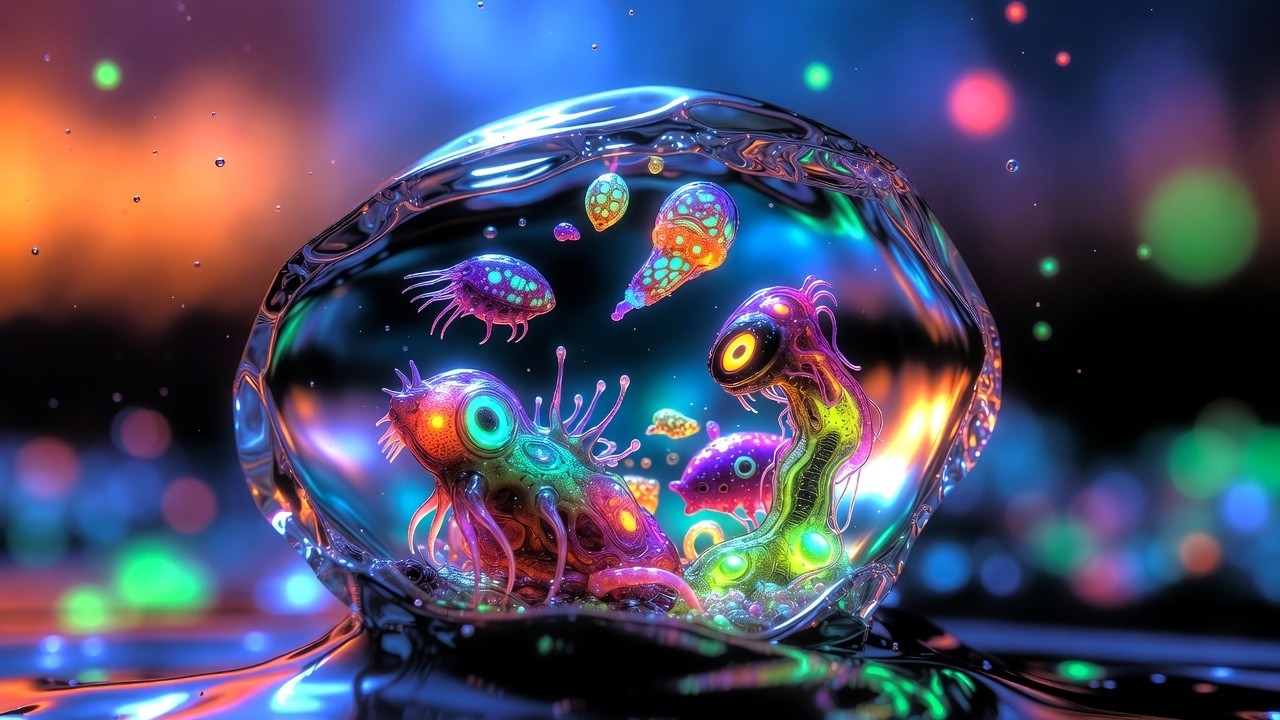 The Secret Worlds Inside a Single Drop of Water 💧