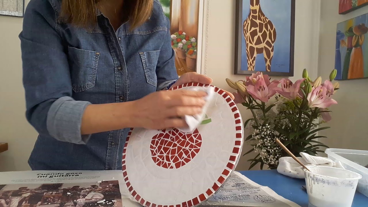 MOSAICO/ AULA 7 - COMO  FAZER REJUNTE SEM SUJEIRA E STRESS