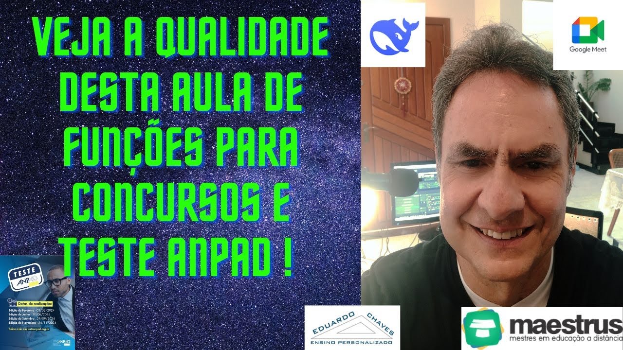Teste Anpad e IA- Curso Eduardo Chaves -Aula 12 Fun&ccedil;&otilde;es