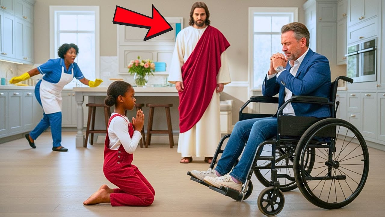 “KNEEL AND PRAY WITH ME… JESUS WILL MAKE YOU STAND UP,” SAID THE MAID’S DAUGHTER TO THE MILLIONAIRE
