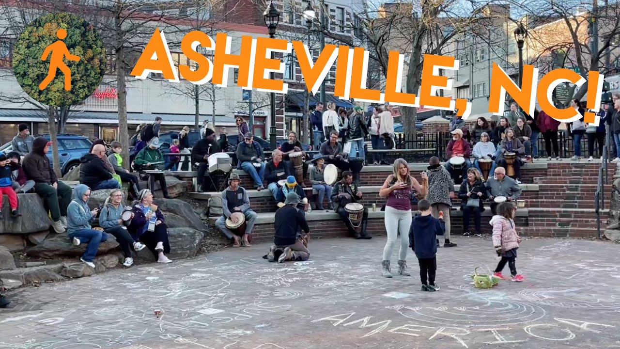 Downtown Asheville, North Carolina - Virtual Walk