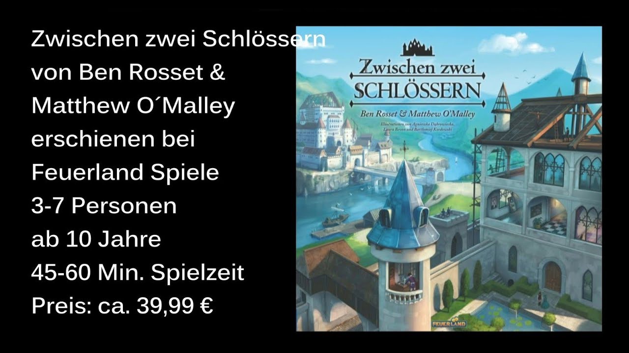 Zwischen zwei Schlössern von Feuerland Spiele - Review inkl. Beispielrunde - Die Brettspieltester