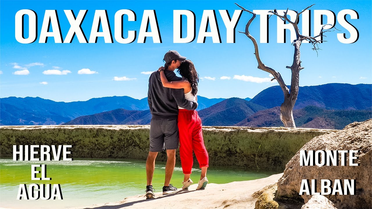 The BEST Day Trips from Oaxaca! - Hierve El Agua and Monte Alban (& how to get there!) | Oaxaca