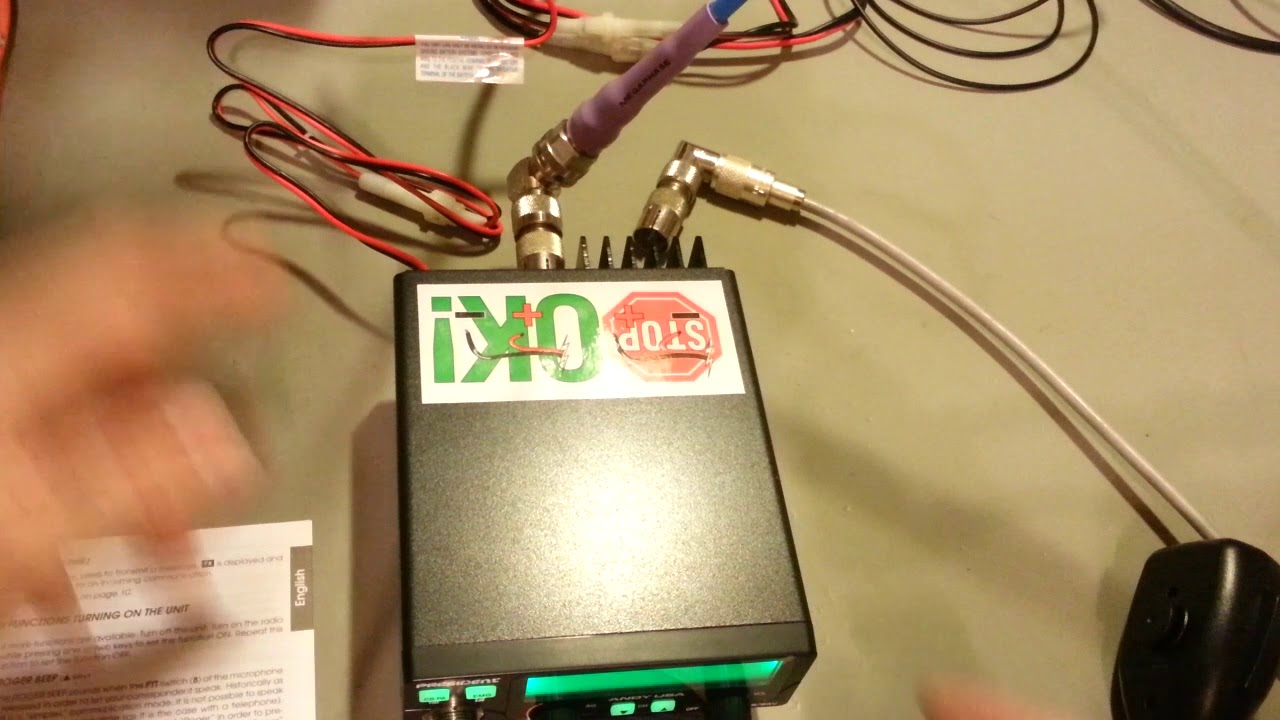 President Andy USA 40 channel AM CB radio review.