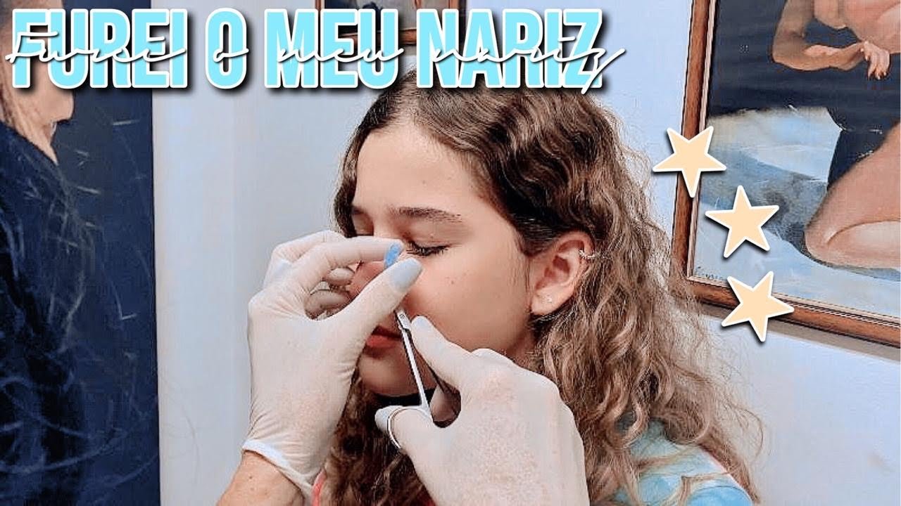 FIZ MEU PIERCING NO NARIZ // Duda Wendling