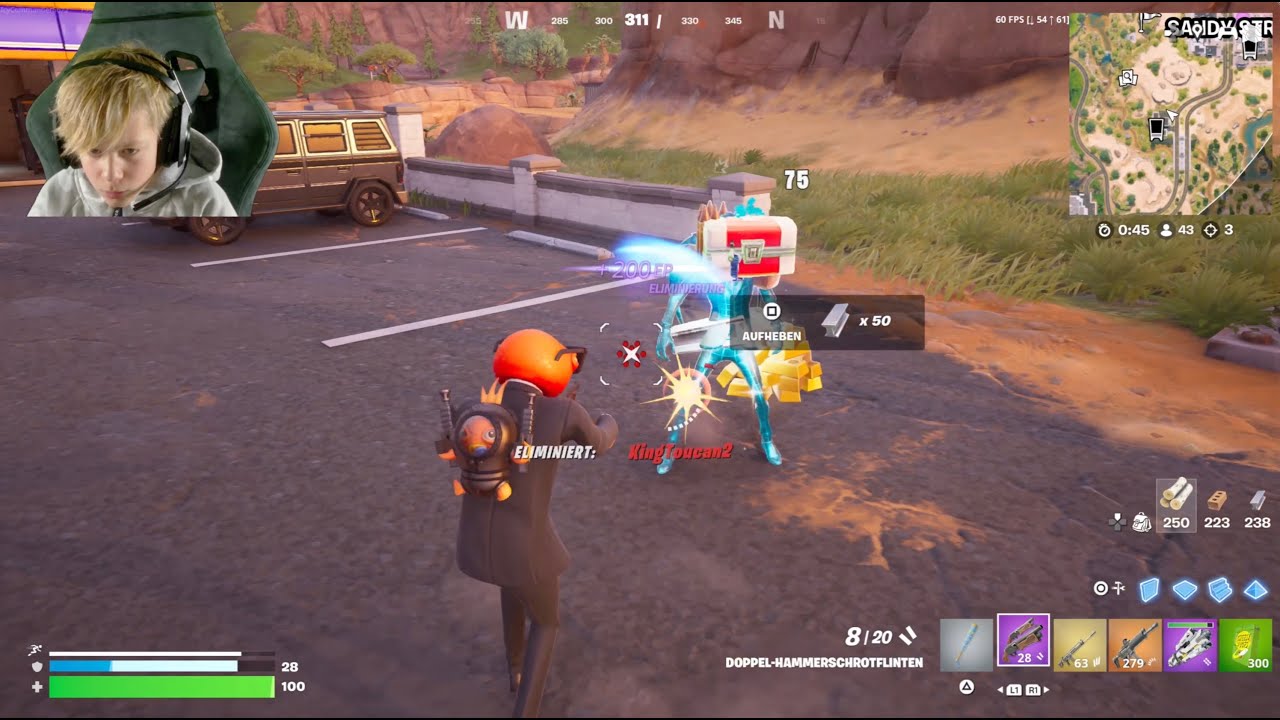 Fortnite - Chapter 7 - Battle Royale  - Solo - die with a smile