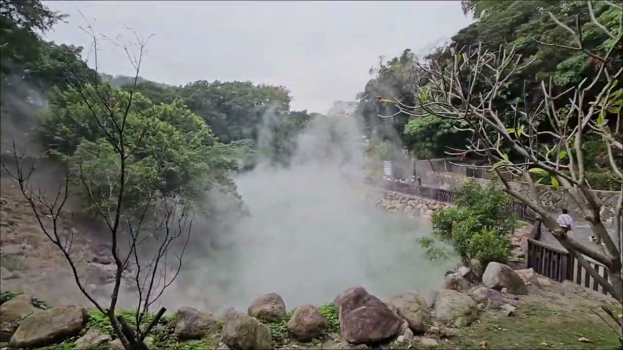 很美的北投地熱谷（美景但陌明的無聊）