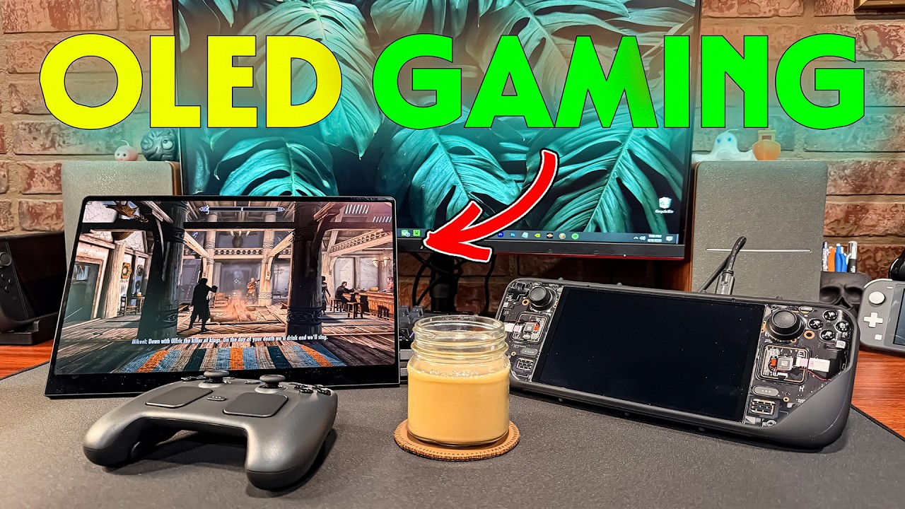 I Made An OLED Gaming Setup For My Handhelds! (UPERFECT Monitor)