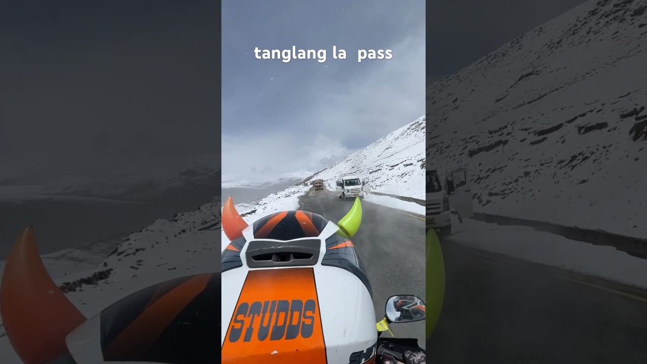 Tanglang La, elevation 5,328 metres (17,480 ft), is a high altitude #ladakh #ladakhtrip #tanglangla