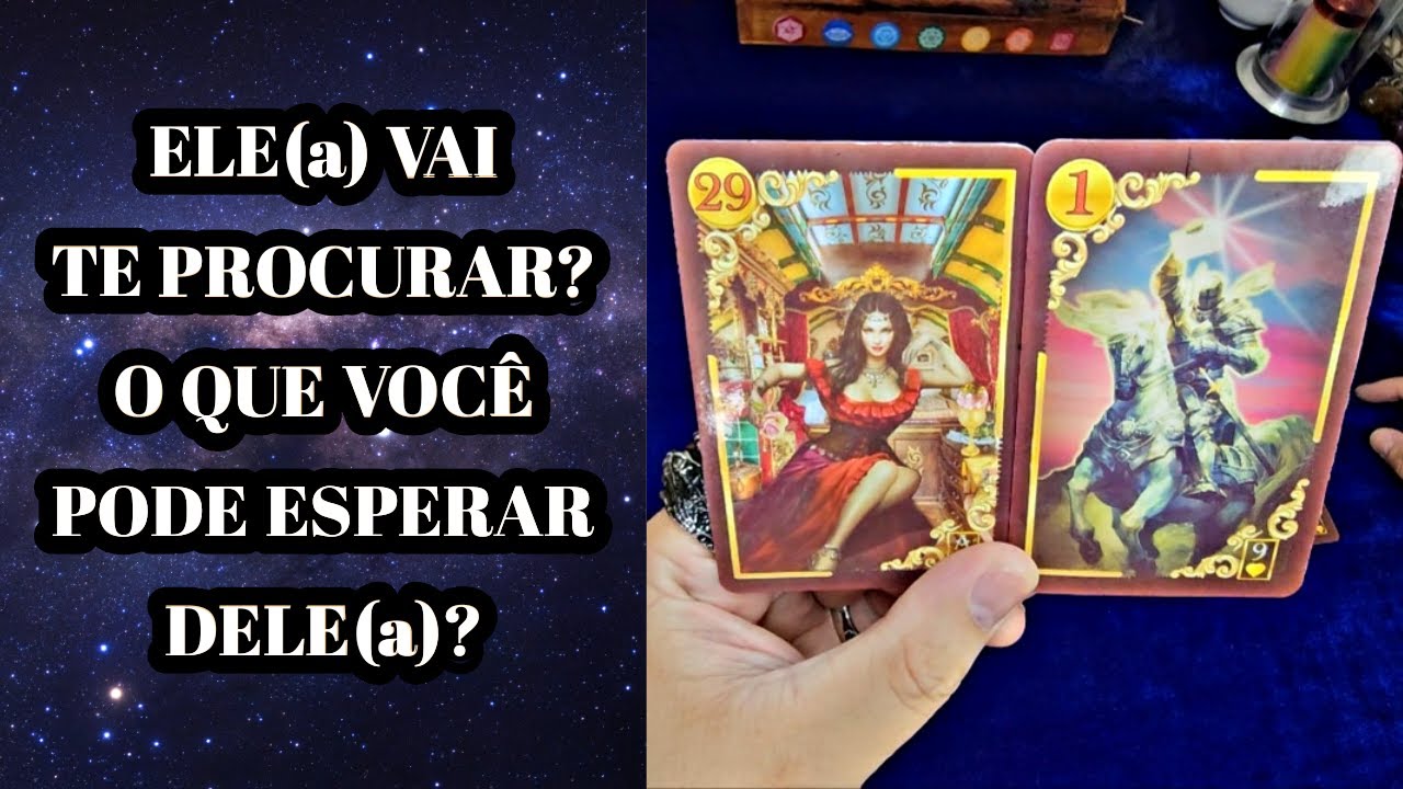 ELE(a) VAI ME PROCURAR? O QUE POSSO ESPERAR DELE(a)? #tarot #amor #leituradetarot #tarotonline #love