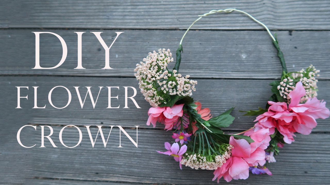 ❤️ DIY FLOWER CROWN TUTORIAL | FAUX FLOWER HEADBAND | DO IT YOURSELF